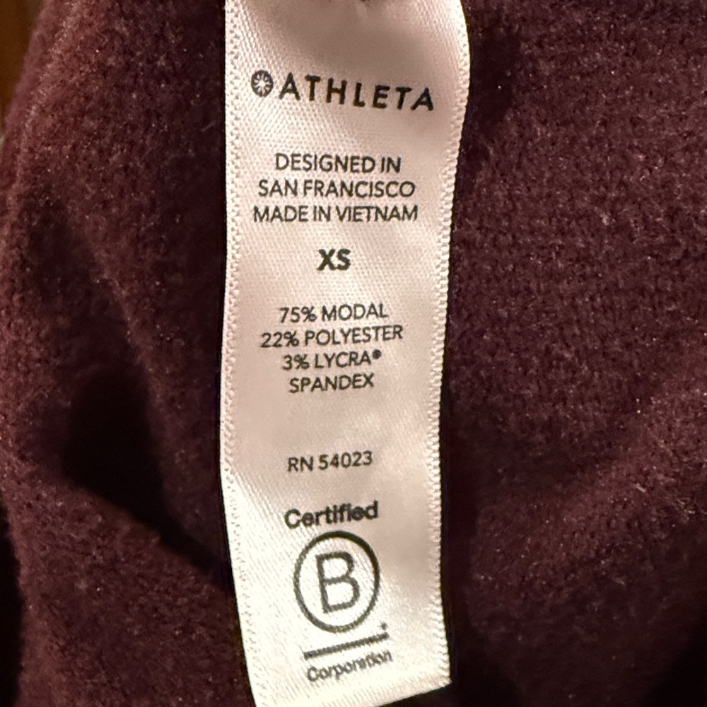 Athleta Purana Wrap Sweatshirt Hoodie | Size XS (Oversized) Pit to Pit, 28”) - Picture 7 of 8